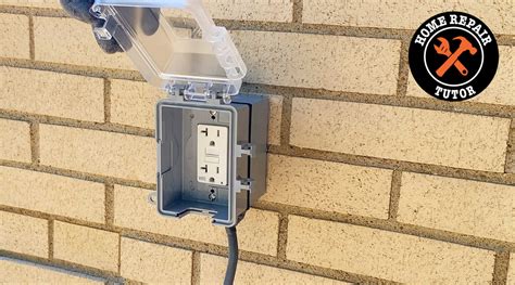 electrical box installation tool|outdoor electrical outlet installation.